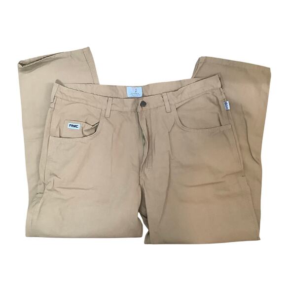 Tyndale Flame Resisitant Tan Work Cargo Pants 38 x 30 NWT - Picture 2 of 11